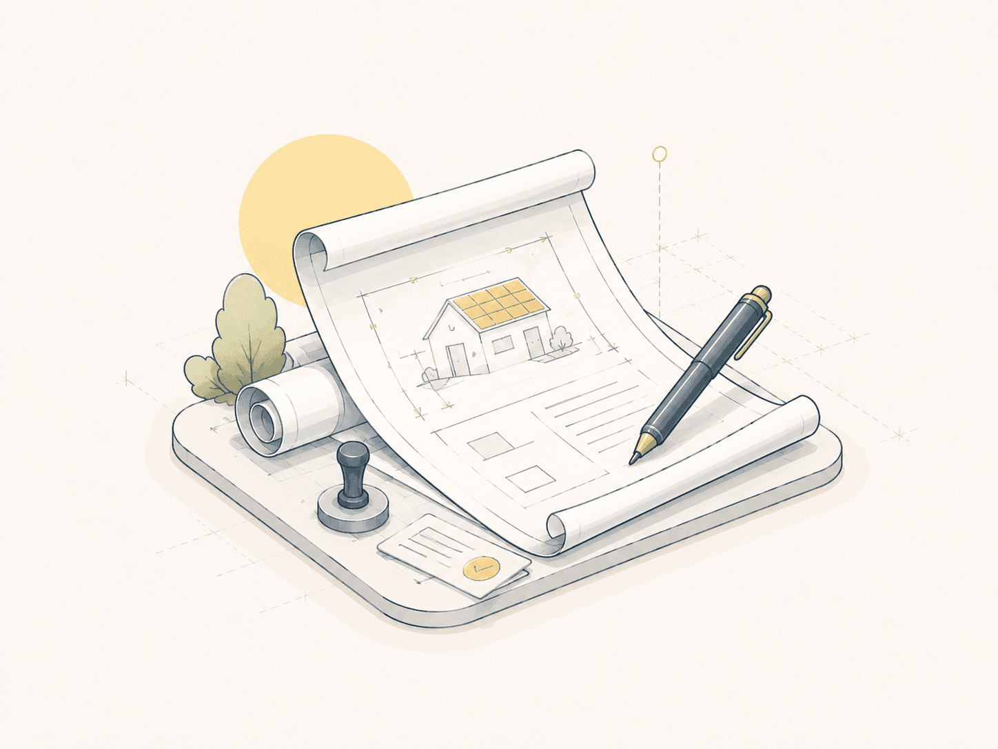 Design & Permitting process illustration