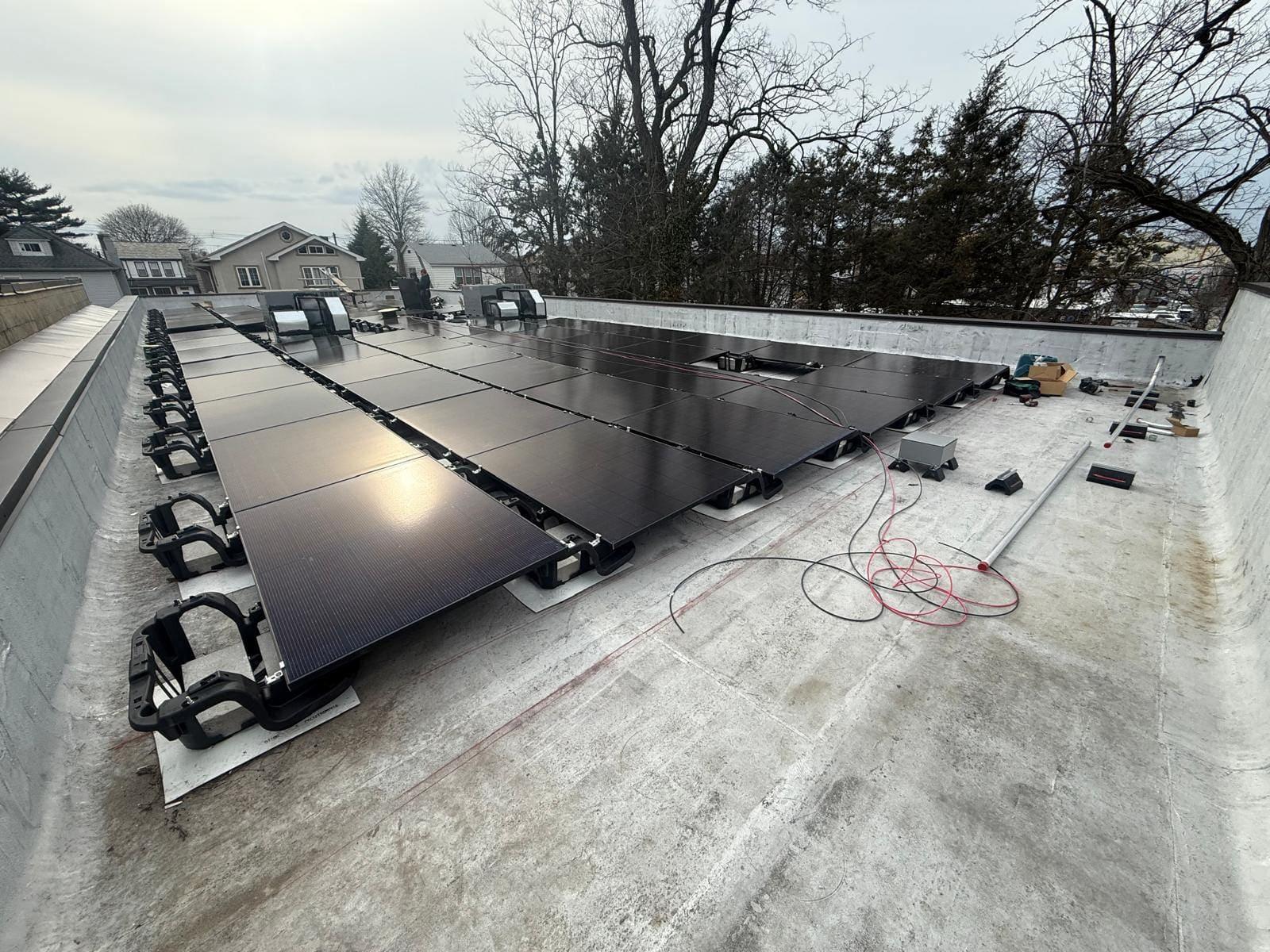 Bronx Commercial Flat-Roof Solar image