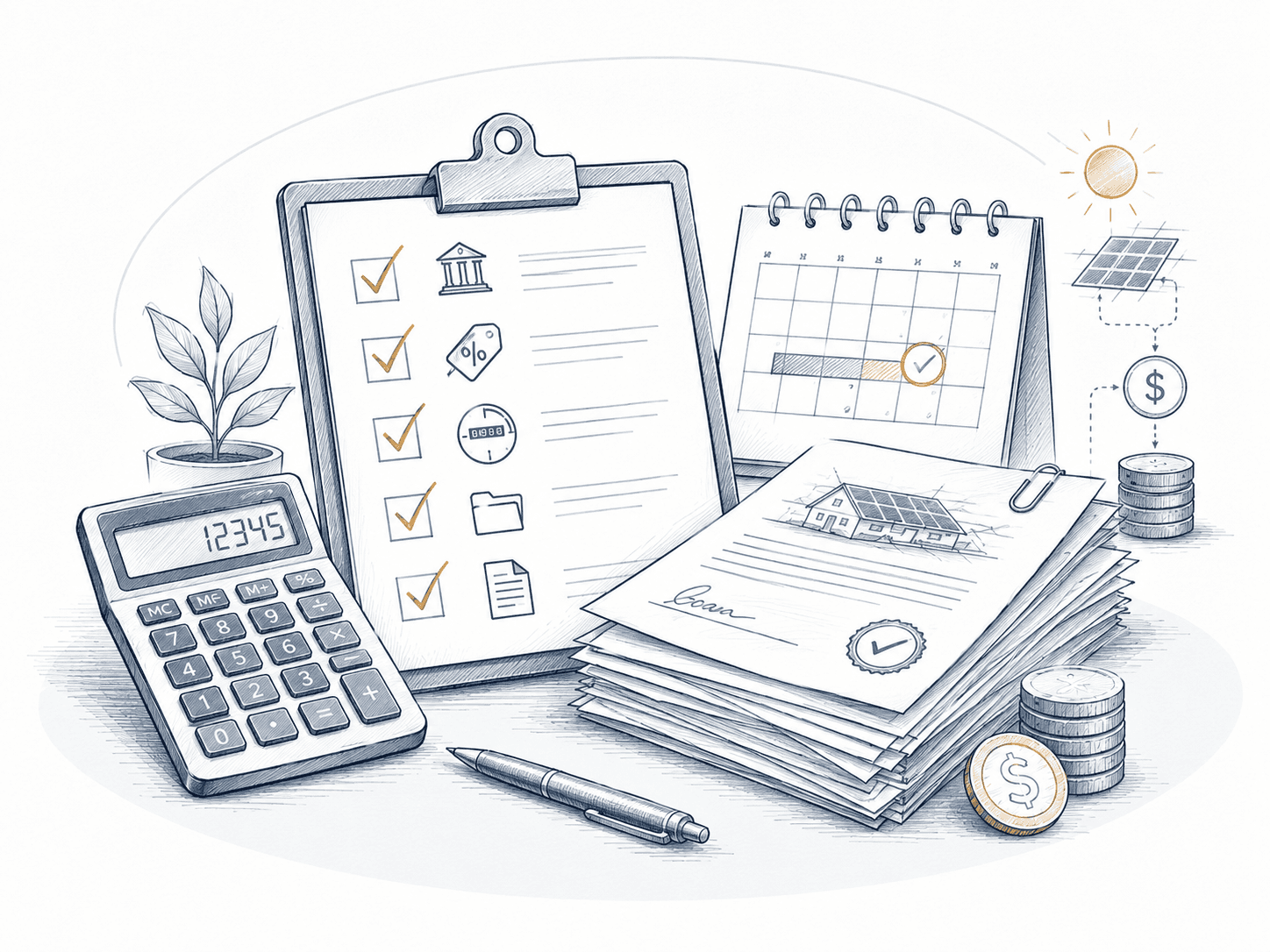 Incentives & financing support illustration