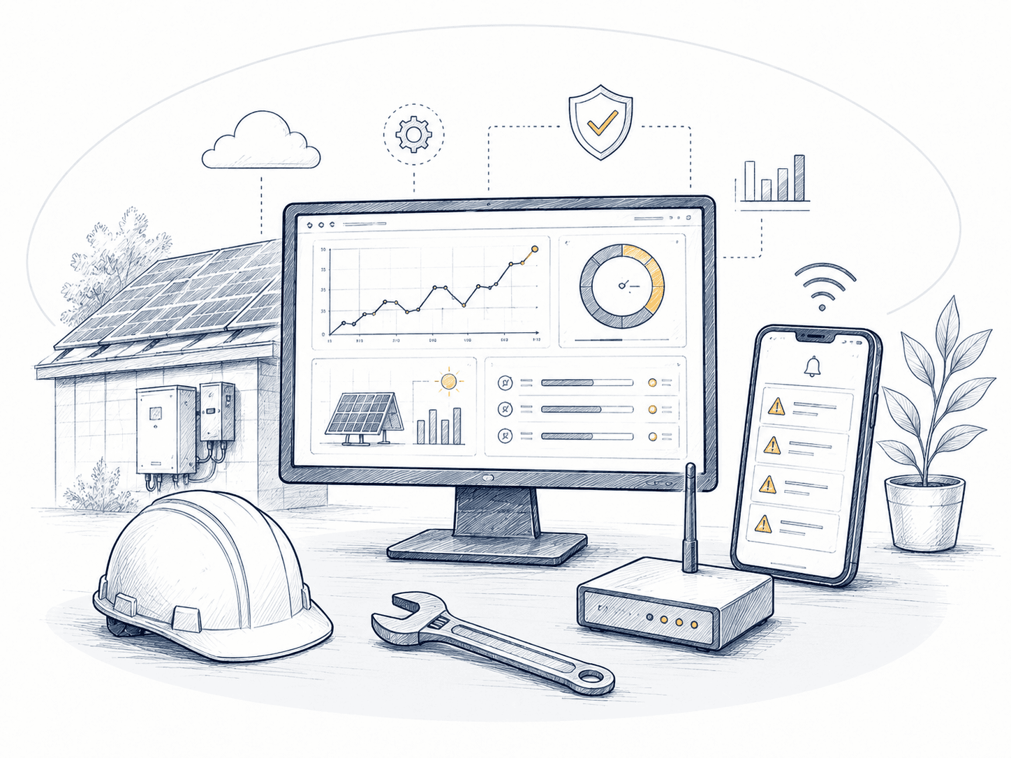 Monitoring & O&M illustration